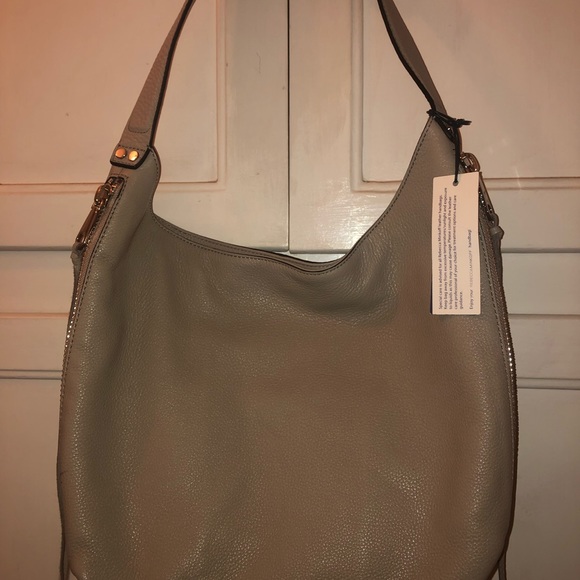Rebecca Minkoff Bryn Double Zip Hobo Khaki NEW - Picture 2 of 8